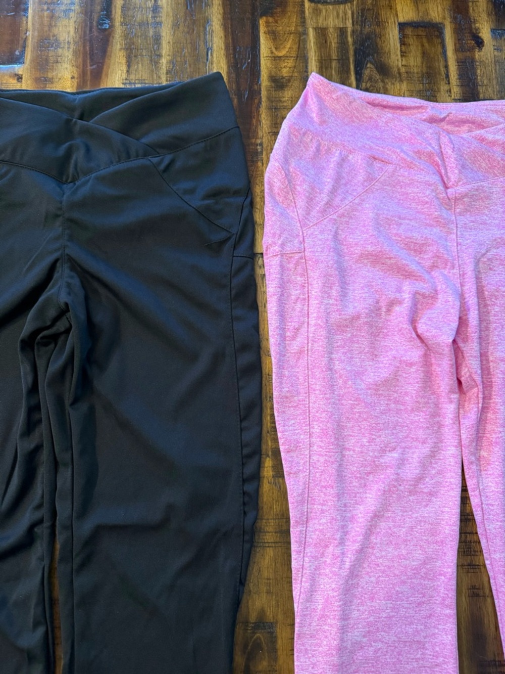 BUNDLE 2 pairs scrunch butt athletic leggings. women's sz s black/pink fitness - Picture 2 of 7